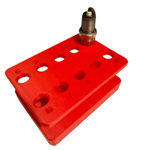 3D Printed Spark Plug Holder – Bench Organizer