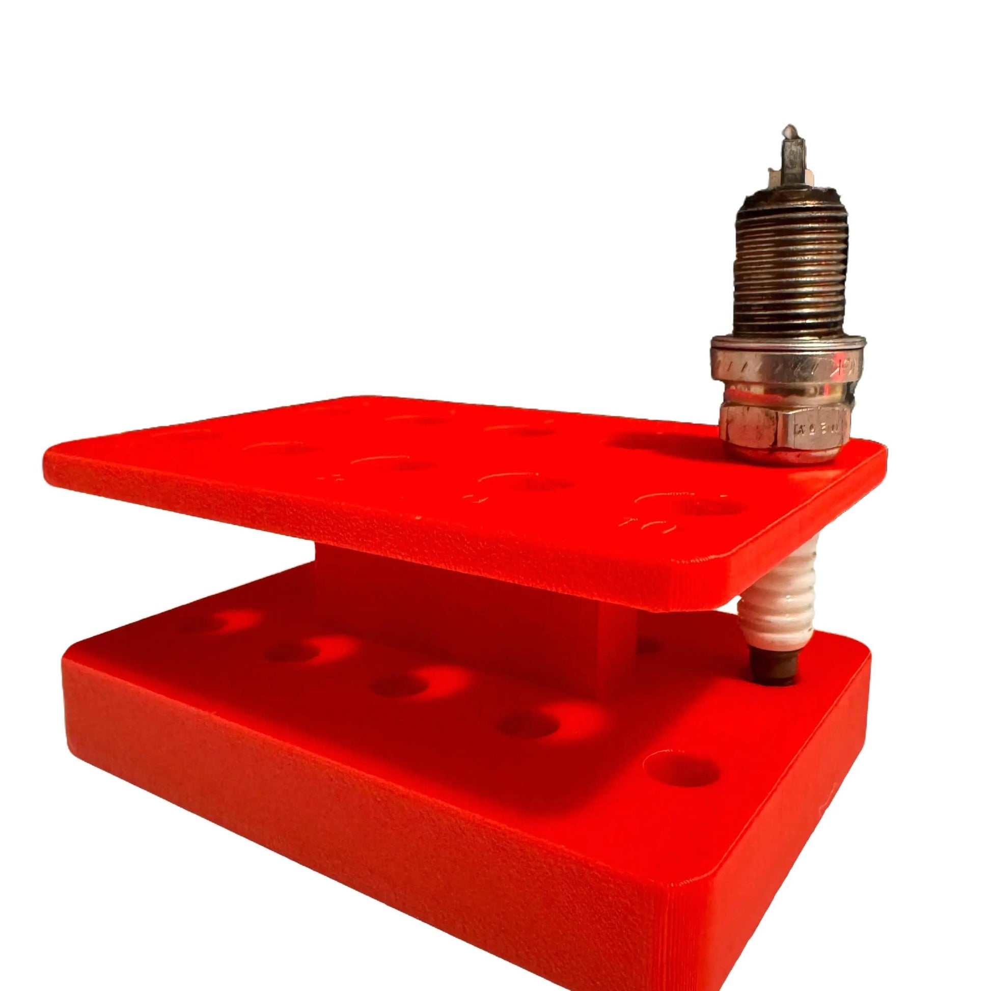 3D Printed Spark Plug Holder – Bench Organizer