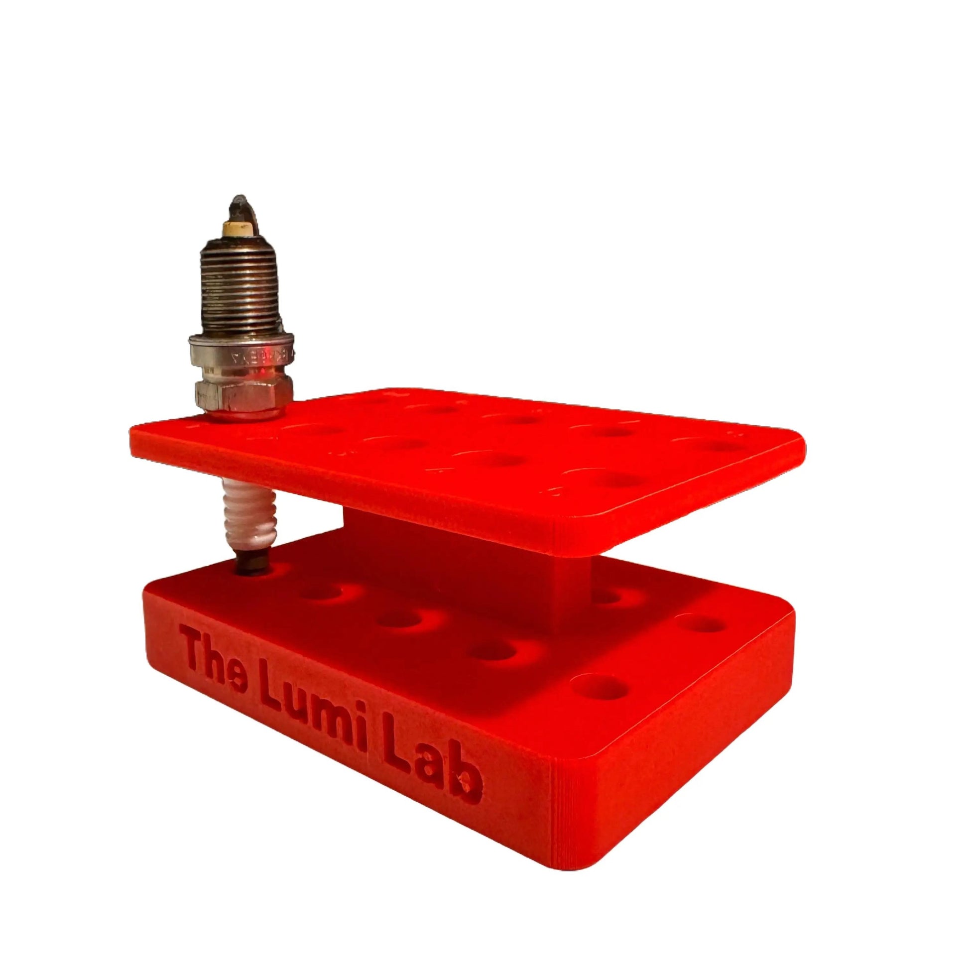 3D Printed Spark Plug Holder – Bench Organizer